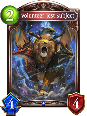 Volunteer Test Subject