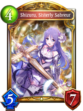 Shizuru, Sisterly Sabreur