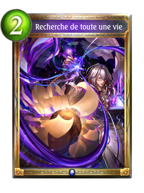 Recherche de toute une vie