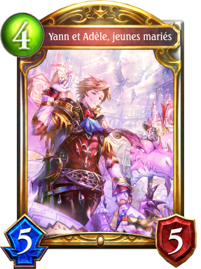Yann et Adèle, jeunes mariés
