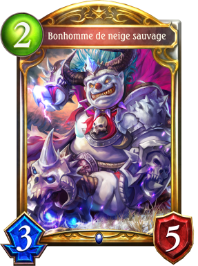 Bonhomme de neige sauvage