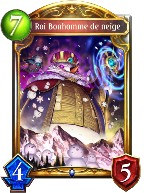 Roi Bonhomme de neige