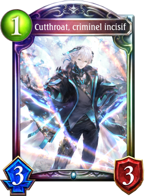 Cutthroat, criminel incisif