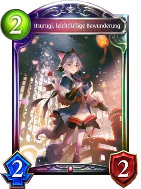 Itsurugi, leichtfüßige Bewunderung