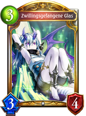 Zwillingsgefangene Glas