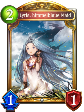 Lyria, himmelblaue Maid