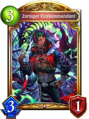 Zorniger Vizekommandant