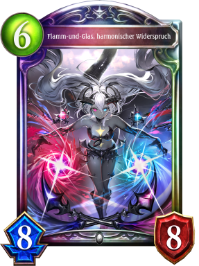 Flamm-und-Glas, harmonischer Widerspruch