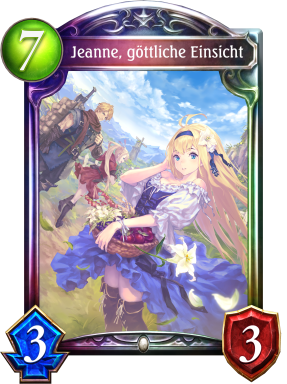Jeanne, göttliche Einsicht
