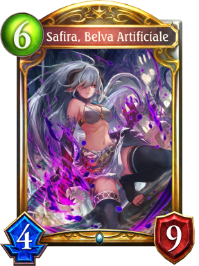 Safira, Belva Artificiale