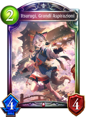 Itsurugi, Grandi Aspirazioni