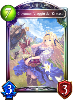 Giovanna, Viaggio dell'Oracolo